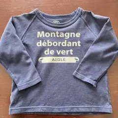 エーグル ネイビーロンT サイズ100