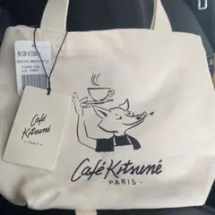 ✨新品タグ付き✨Maison Kitsune カフェキツネ ミニトートバッグ