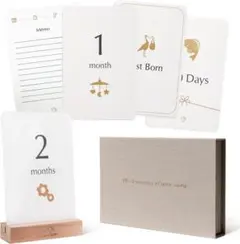 月齢カード 足形