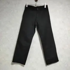 ヘインズ　メンズブラックチノパン　綿パン