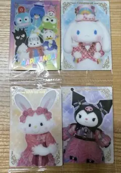サンリオキャラクターズツインウエハース2 ライブキャラクターver ４枚セット