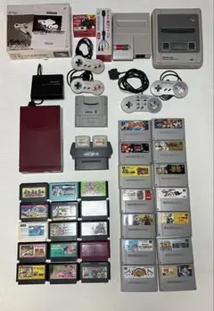 ニューファミコン(動作品)＆スーパーファミコン(ジャンク)セット その他