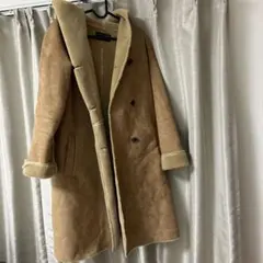 URBAN RESEARCH DOORS フード付きムートンコート