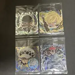 ワンピースウエハースシール　シークレット　４枚セット