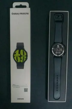 Galaxy Watch6 44mm グラファイト 日本版（バンド9本付き）