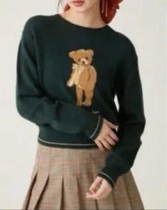 lily brownリリーブラウン　カーディガン　ニット　ベア　bear  くま LILY BROWN（リリーブラウン）の「【WEB限定カラー】Lily Bear