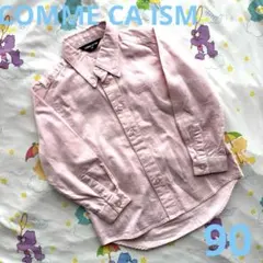 COMME CA ISM 長袖シャツ ピンク 90cm