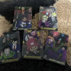 ジャンプ40周年記念　ドラゴンボールZ ONE PIECE コラボカード