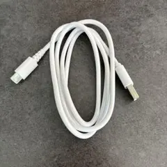 USB Type-A to Type-C 充電ケーブル ホワイト 1M