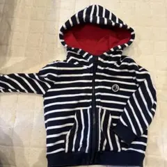 プチバトー 80 春 パーカー スウェット ボーダー