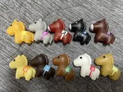 馬　ソフビ 10体セット