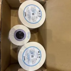 ※ラスト1点※　ユヤマ分包紙 白ベタ 70W セロポリ(30)4巻入×1箱 ユヤマ分包紙・リボン・感熱紙各種 ※純正品（湯山）｜いいすと