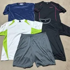 ランニング　Tシャツ　4枚　まとめ　セット　短パン