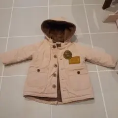 RAG MART ベージュ裏起毛コート 90