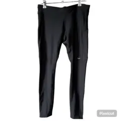 J1503 ナイキ DRI-FIT ランニングレギンス スパッツ タイツ 黒 M
