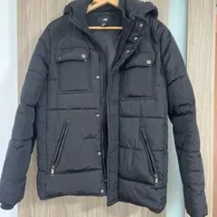 H&M キルティングジャケット 黒 EUR 50 メンズ