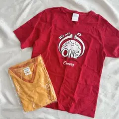 カーブスTシャツ イエロー レッド 黄色 赤 セット やまぶき色 新品 MA
