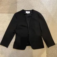 UNTITLED 薄手　なめらな　シルキー　カーディガン　ジャケットのサムネイル