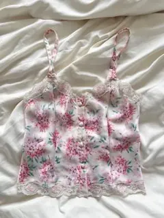 MADE IN FRANCE リズシャルメル姉妹ブランド 花柄ビスチェ 38のサムネイル