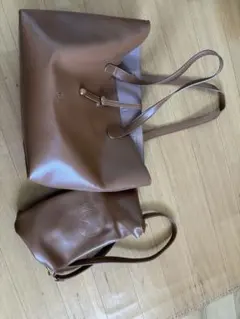 ブラウン トートバッグ セット