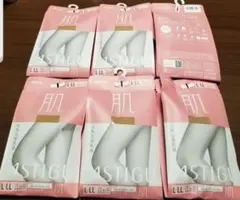ASTIGU 　アツギ　肌　自然な素肌感　L-LL　ストッキング　6足セット