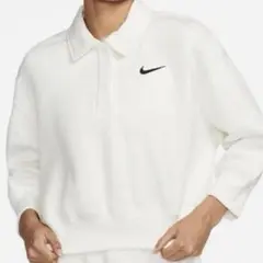 NIKE クロップド スウェット　ホワイト S