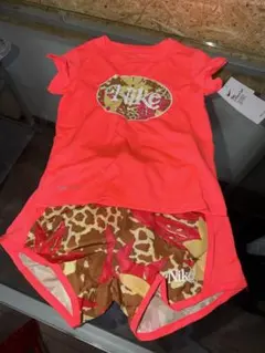 ナイキ♪DRI-FIT♪Tシャツショートパンツセット♪4才100cmセトアレオパ
