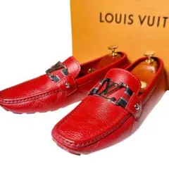 極美品◆LOUIS VUITTON ◆モンテカルロ・ライン レザー スニーカー