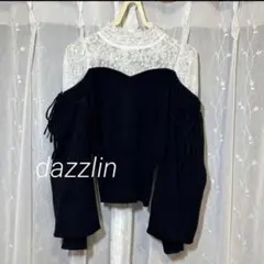 dazzlin オフショルドッキングシアートップス ダズリン