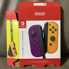 【外箱のみ】任天堂　Switch　Joy-Con　ネオンパープル　ネオンオレンジ
