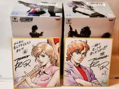 劇場版シティーハンター 冴羽獠 槇村香 フィギュア&ミニ色紙のサムネイル