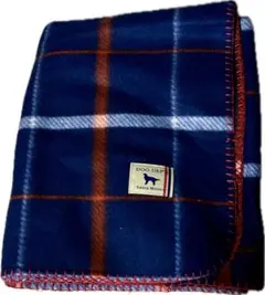 DOG DEPT フリースブランケット ネイビー チェック