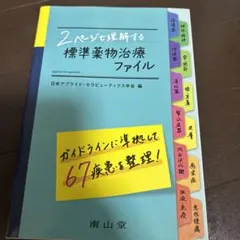 2ページで理解する標準薬物治療ファイル