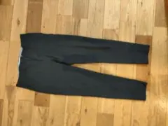 ダファーのダークグレーチェック スリムフィット スラックス