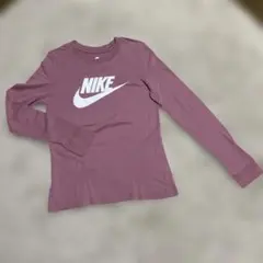 Nike ロゴ　レディース　ピンク　 ロングスリーブ Tシャツ S