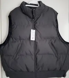 Naptime Nissy 中綿リバーシブルベストBLACK×総柄BLACK M