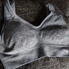 PUMA スポーツブラ グレーＳ