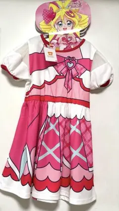 新品未使用✨️アイドルプリキュア♡なりきりワンピース♡130キュアアイドル