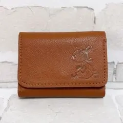 MOOMIN　リトルミイ　財布　三つ折りコンパクト財布　牛革