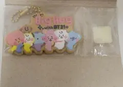 BT21 クッキーチャームコット3　 キーホルダー　レア 全員集合