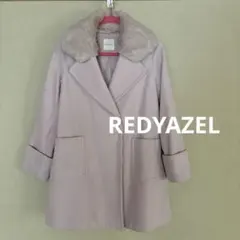 値下げ　REDYAZELファーウールコート ピンク　Mサイズ