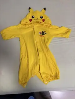 【美品】ピカチュウ ロンパース 60cm ポケモン なりきり ベビー服