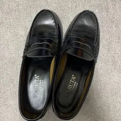 【レディース】シューズ、HARUTA 黒 レザー ローファー 24㎝EE