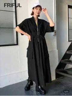 shein　ワンピース　黒　Lサイズ
