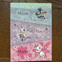 Disney Store ミニー デイジー マリー メモ帳のサムネイル
