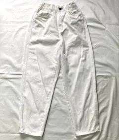 H&M ホワイトデニムパンツ　34