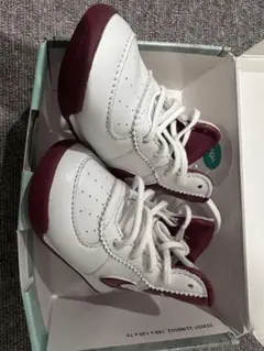 NIKE ベビーシューズ ホワイト×メタリックレッド