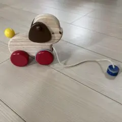 familiar ファミリア　木製　犬型　おもちゃ　プルトイ　こいぬのサムネイル