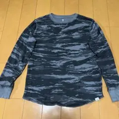 GAP KIDS ワッフル長袖Tシャツ カモフラ柄 XL