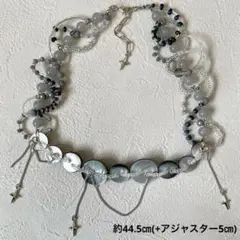 ハンドメイド ネックレス ウィッシュコア フェアリーグランジ ボタン y2k